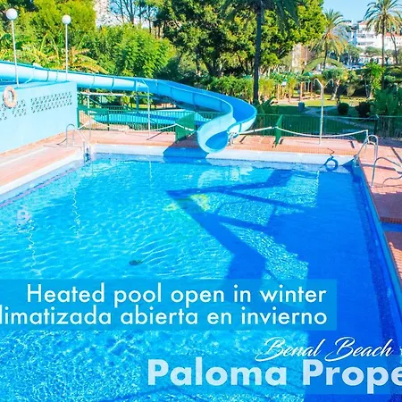 Апартаменты Benal Ii, Estudio Con Parque Acuatico Y Vistas Al Mar. Бенальмадена