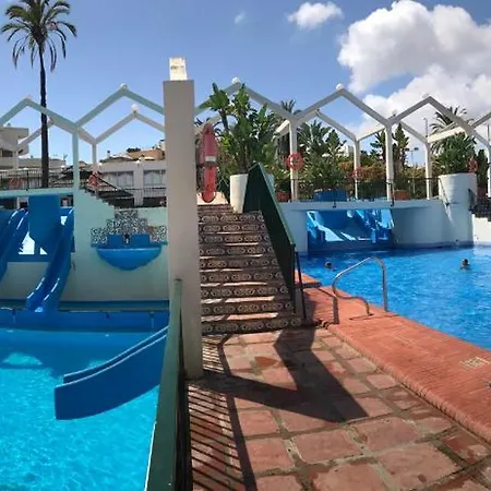 Апартаменты Benal Ii, Estudio Con Parque Acuatico Y Vistas Al Mar.